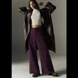 BNWT! ZARA WIDE LEG CORDUROY PANTS